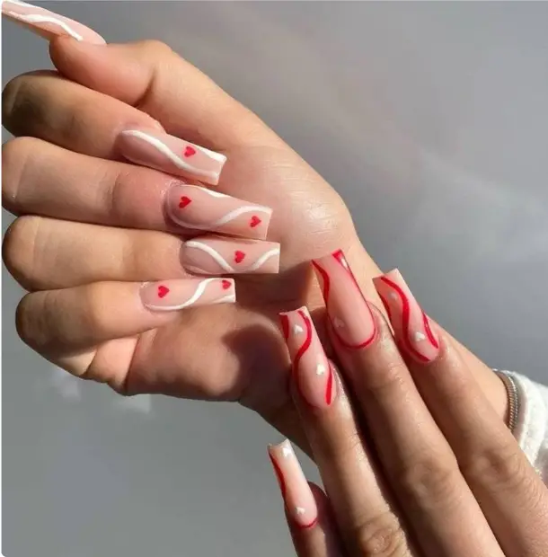 30 Adorable Valentine’s Day Nails That You Will Love